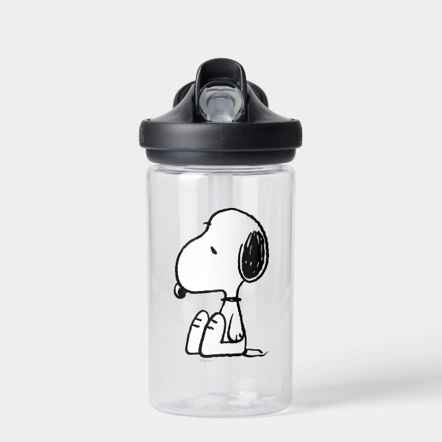 Botella De Agua Cacahuetes | Snoopy Mirando hacia abajo (Delante)