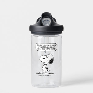 Botella De Agua Cacahuetes   Snoopy, no puedes aguantar toda tu vi