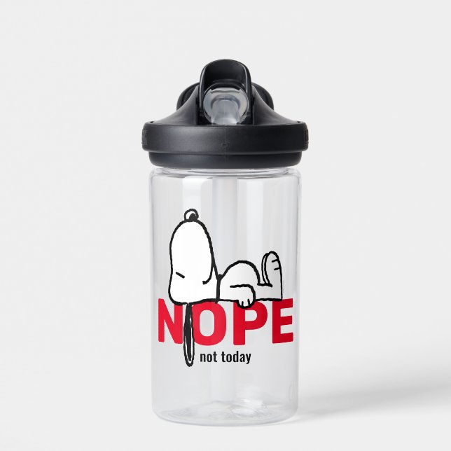 Botella De Agua Cacahuetes | Snoopy Not Today (Delante)