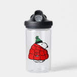 Botella De Agua Cacahuetes | Snoopy Puffy Red Winter Jacket<br><div class="desc">Echa un vistazo a este divertido diseño de maní con Snoopy en su chaqueta roja de invierno.</div>