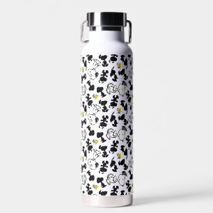 Botella De Agua Cacahuetes   Snoopy & Woodstock Shadow Pattern