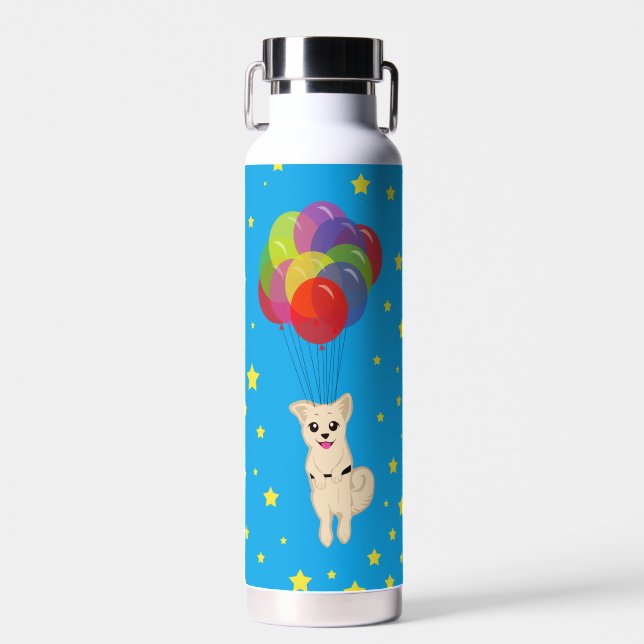 Botella De Agua Cachorro con globos (Delantero)