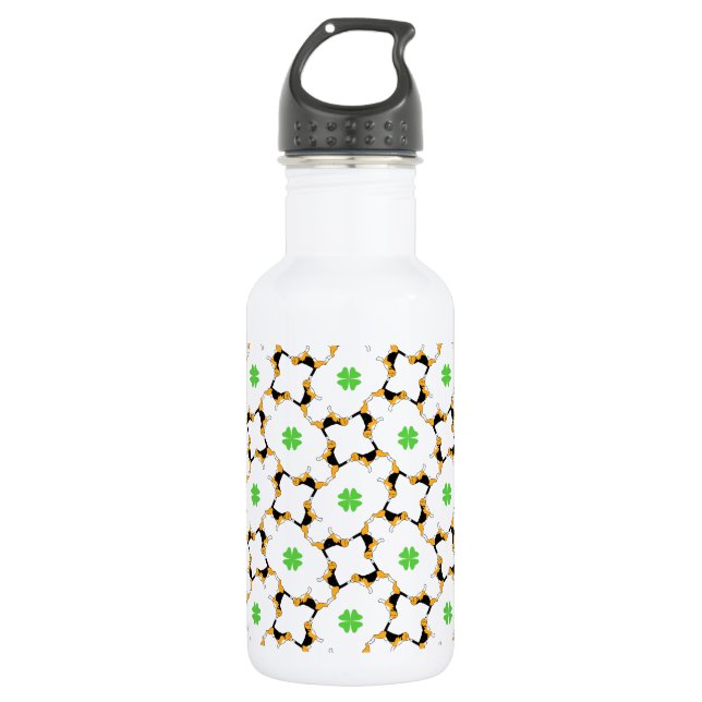 Botella De Agua Cachorro de Buena Suerte (Anverso)