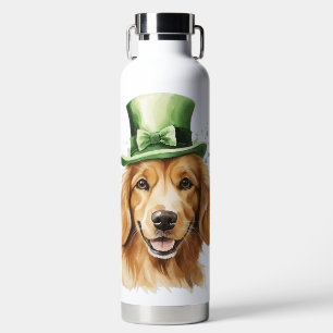 BOTELLA DE AGUA CACHORRO DE PERRO ADORABLE Y DESGREÑADO CON TEMA I