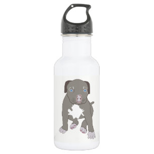 Botella De Agua Cachorro Pitbull