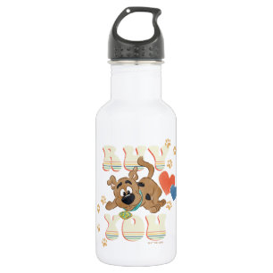 Botella De Agua Cachorro Scooby-Doo "Ruv You"