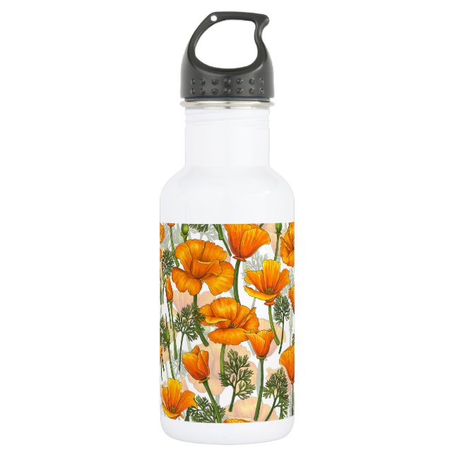Botella De Agua Cachorros de California (Anverso)