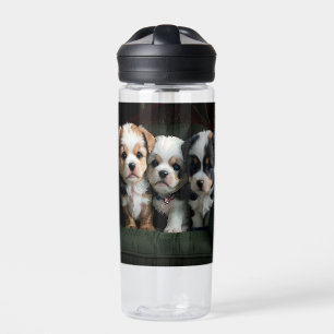 Botella De Agua Cachorros Super Cute en el sofá 2