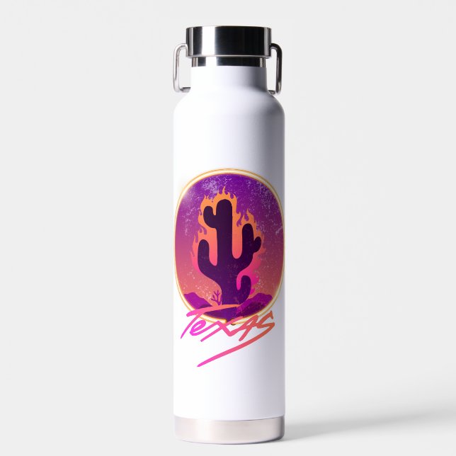 BOTELLA DE AGUA CACTUS SUNSET NEON  (Delantero)