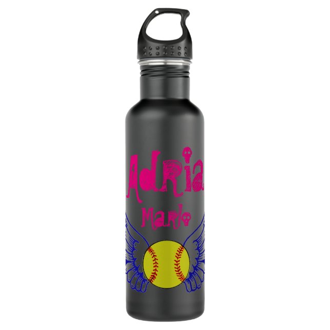 Botella De Agua Cada Softballer necesita la hidración (Anverso)