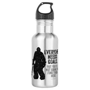 Botella De Agua Cada uno necesita las metas (el hockey)