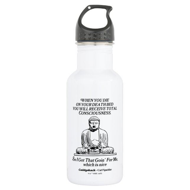 Botella De Agua Caddyshack Tengo Que Ir Por Mí (Anverso)