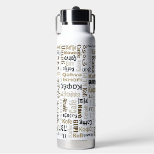 Botella De Agua Café