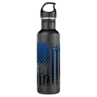 Botella De Agua Café de Rifle Negro.png