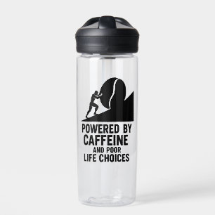 Botella De Agua Café Sisyphus Grind Grind Cita sarcástica Mug