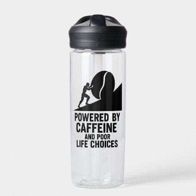 Botella De Agua Café Sisyphus Grind Grind Cita sarcástica Mug (Delante)