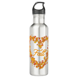 Botella De Agua Caída de las hojas de otoño