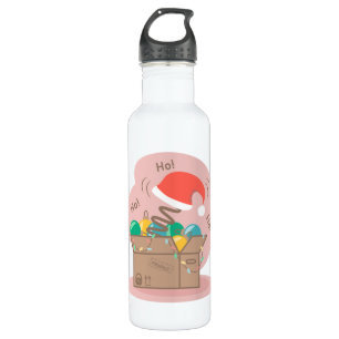 Botella De Agua Caja de artesanías con decoración de Navidades y s