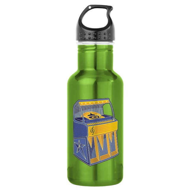 Botella De Agua Caja de música retro (Anverso)