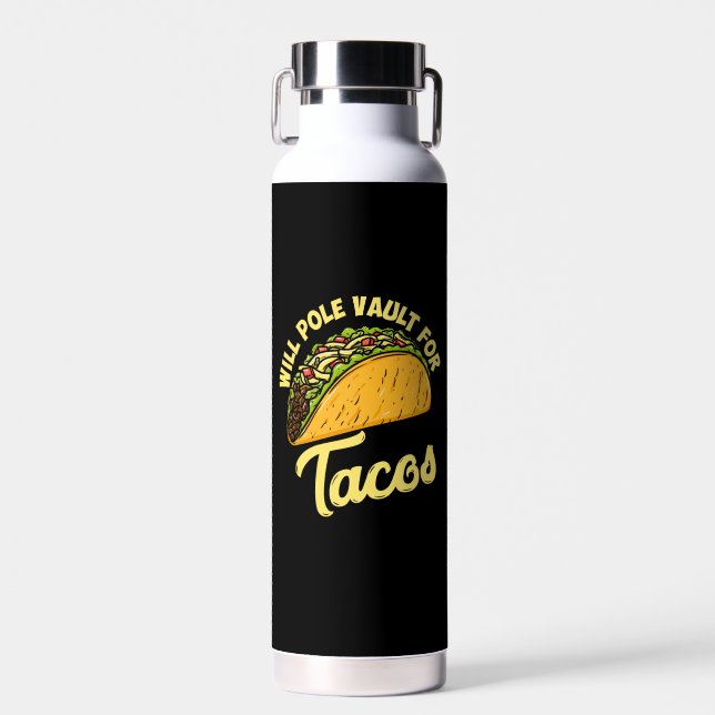 Botella De Agua Caja Fuerte De Polo Para Tacos (Delantero)