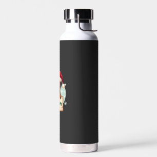 Botella De Agua Caja linda perro Boxer Navidad Bonito Traté de hac