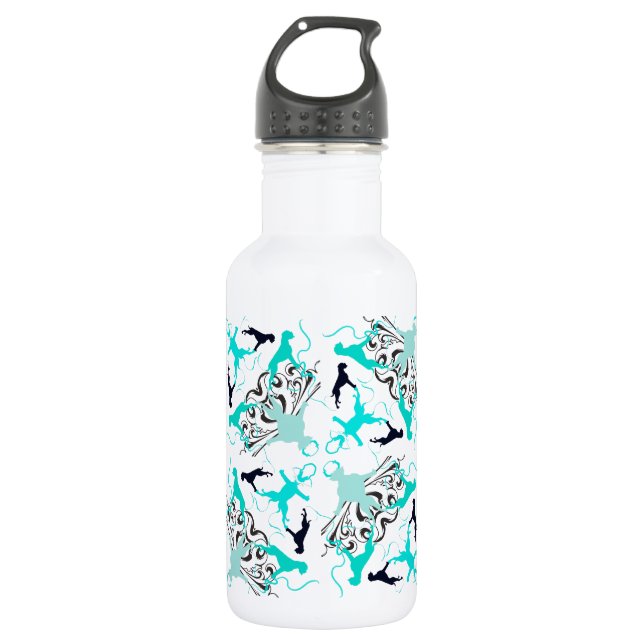 Botella De Agua Cajitas verdes de bóxer (Anverso)