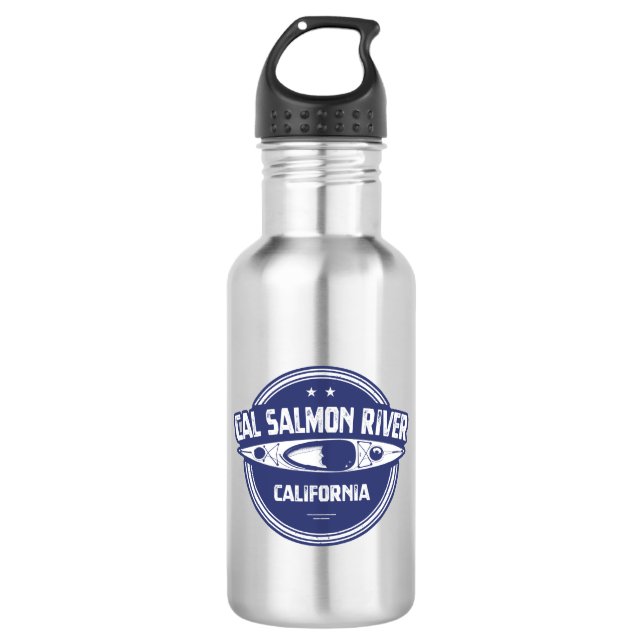Botella De Agua Cal Salmon River California Kayaking (Anverso)