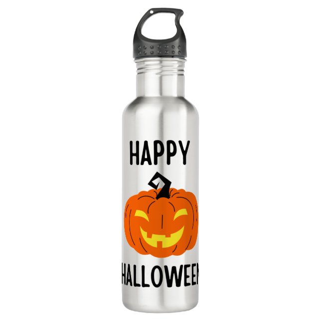 Botella De Agua Calabaza de Halloween (Anverso)