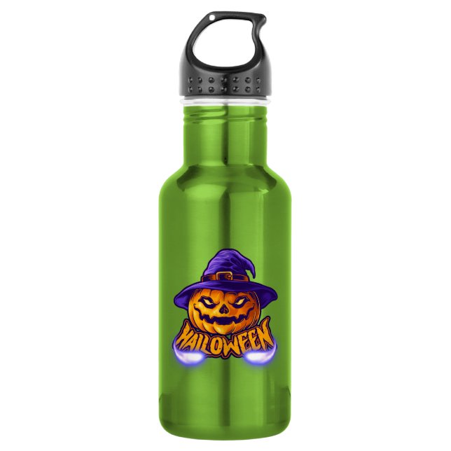 BOTELLA DE AGUA CALABAZA DE HALLOWEEN (Anverso)