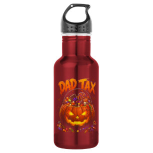 Botella De Agua Calabaza de Halloween Impuesto de Papá Divertido