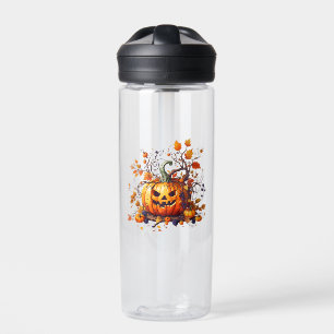 Botella De Agua calabaza divertida de otoño de Halloween