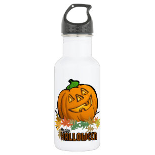 Botella De Agua Calabaza fantasmagórica de los animales