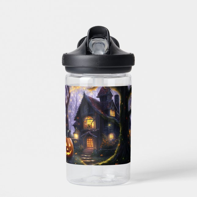 Botella De Agua calabaza/otoño/Halloween  (Delante)