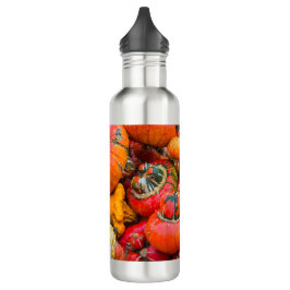 Botella De Agua Calabazas coloridas