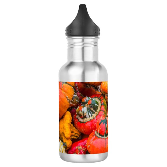 Botella De Agua Calabazas coloridas (Izquierda)