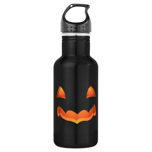 Botella De Agua Calabazas de calabazas de calabaza de Halloween pa (Anverso)