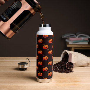 Botella De Agua Calabazas de Halloween, Calabazas Naranjas Truco o