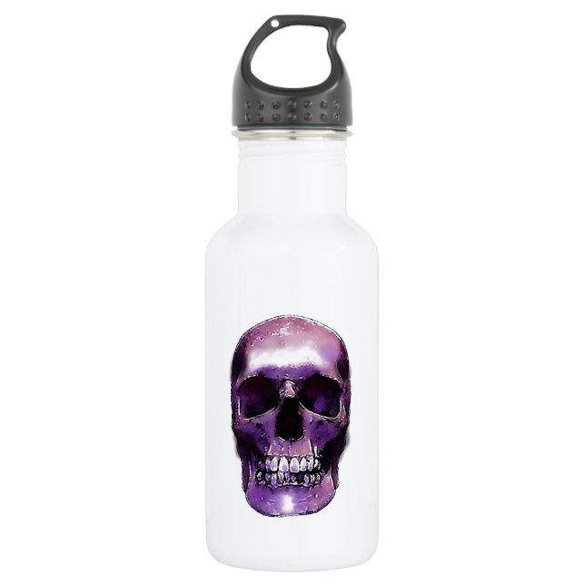 Botella De Agua Calavera (Anverso)