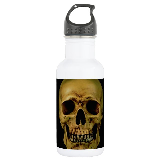 Botella De Agua Calavera (Anverso)