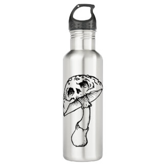 Botella De Agua calavera de hongo