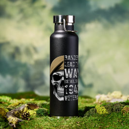 Botella De Agua Calavera de veterano de Rangers Lead The Way