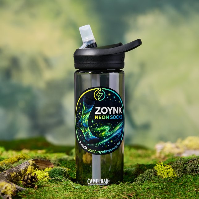 Botella De Agua Calcetines Neon Zoynk (Al aire libre (girado))