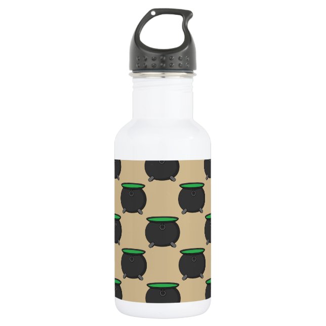 Botella De Agua Caldero de Bruja (Anverso)