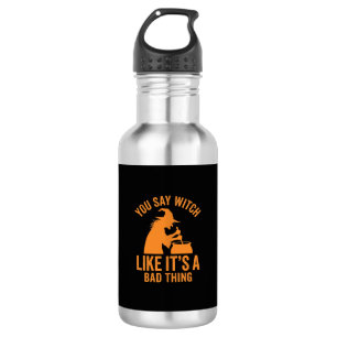 Botella De Agua Caldero de Bruja Divertido Halloween