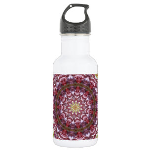 Botella De Agua Caleidoscopio de Rosas
