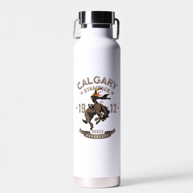 Botella De Agua Calgary Stampede Rodeo | (Delantero)