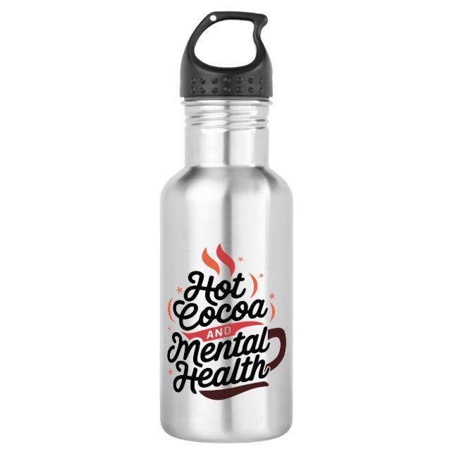 Botella de agua caliente y Personalizado de salud  (Anverso)