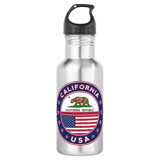 Botella De Agua California (Anverso)