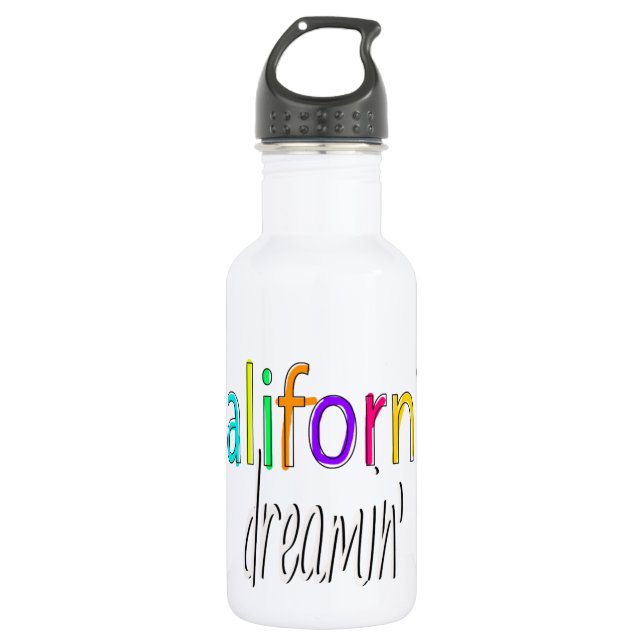 Botella De Agua California Dreamin (Anverso)