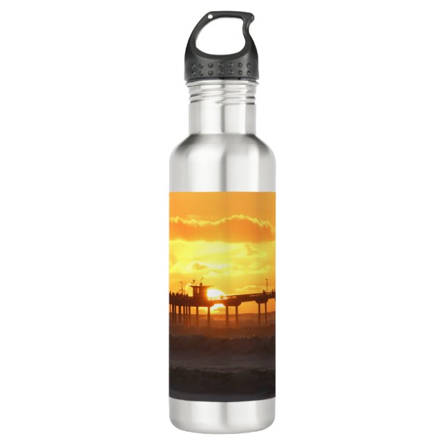 Botella De Agua California Peer at the Sunset (Anverso)
